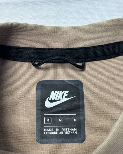 Nike Tan Tech Fleece Crewneck Sweatshirt