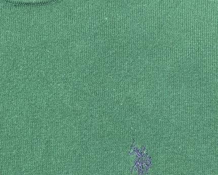 U.S. Polo Assn. Green Crewneck Knit Sweater