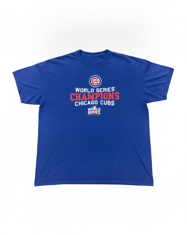 MLB Blue Chicago Cubs World Series Champions Graphic Tee