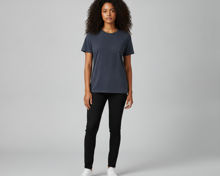 Carhartt Navy Blue Women's Short Sleeve T-Shirt