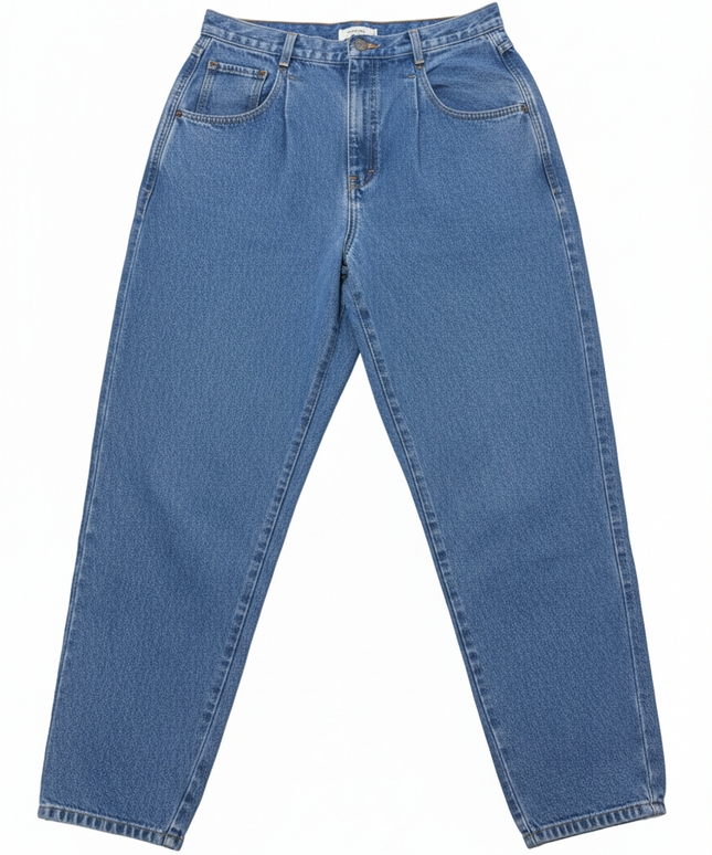 Brittania Blue High-Waisted Tapered Leg Vintage Jeans