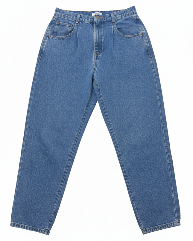 Brittania Blue High-Waisted Tapered Leg Vintage Jeans