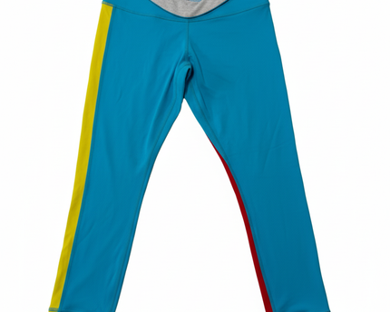 Lululemon Sportswear Blue Cropped Colorblock Leggings