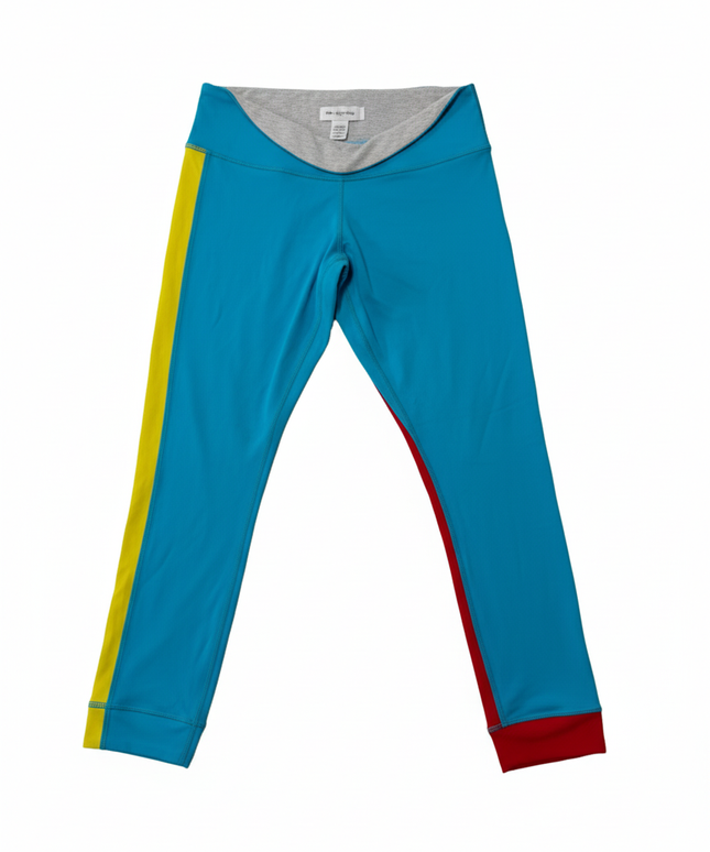 Lululemon Sportswear Blue Cropped Colorblock Leggings