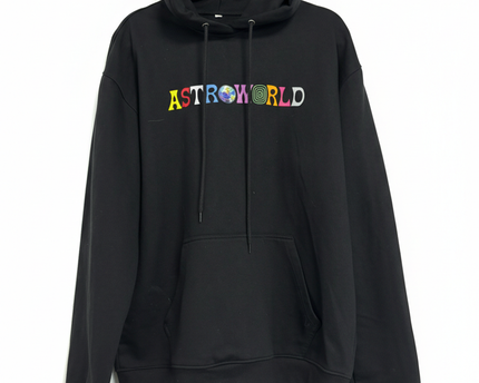 Astroworld Black Graphic Wish You Were Here Hoodie