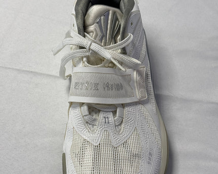 Anta White Silver Emblem Low Top Sneakers