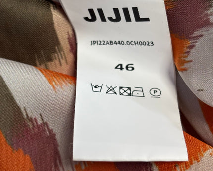 JIJIL Multicolor Abstract Pattern Maxi Dress