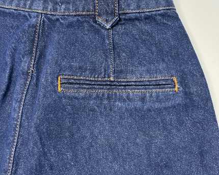 Zara Blue High-Waisted Tapered Jeans