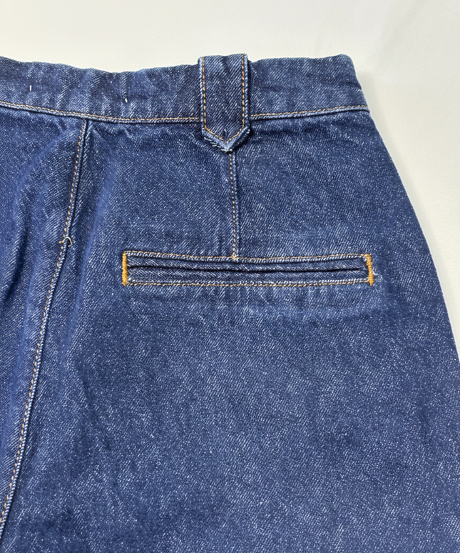 Zara Blue High-Waisted Tapered Jeans
