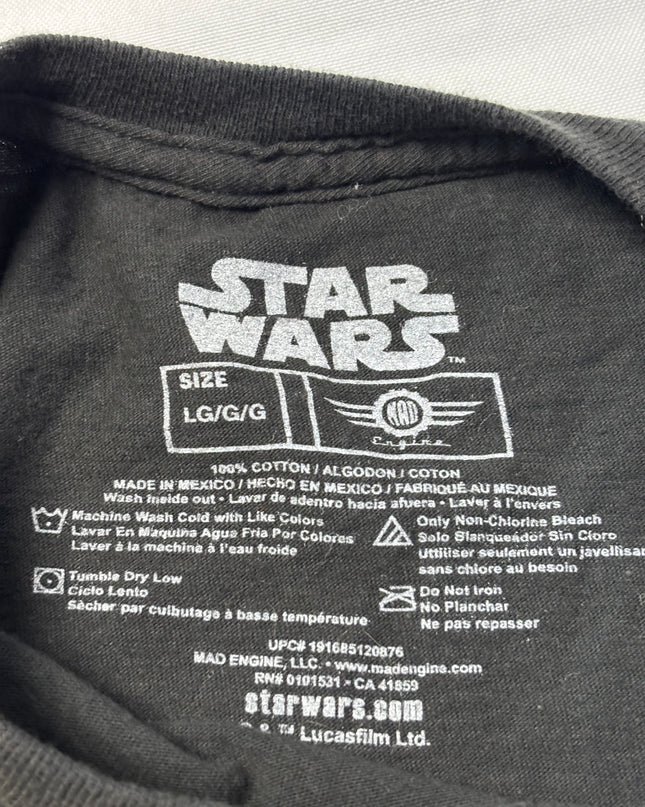 Star Wars Black Vitruvian Darth Vader Graphic Tee