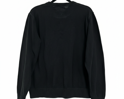 Tommy Hilfiger Black Premium Cotton Crewneck Sweater