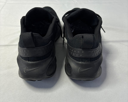 Nike Black Knit Upper Swoosh Running Sneakers