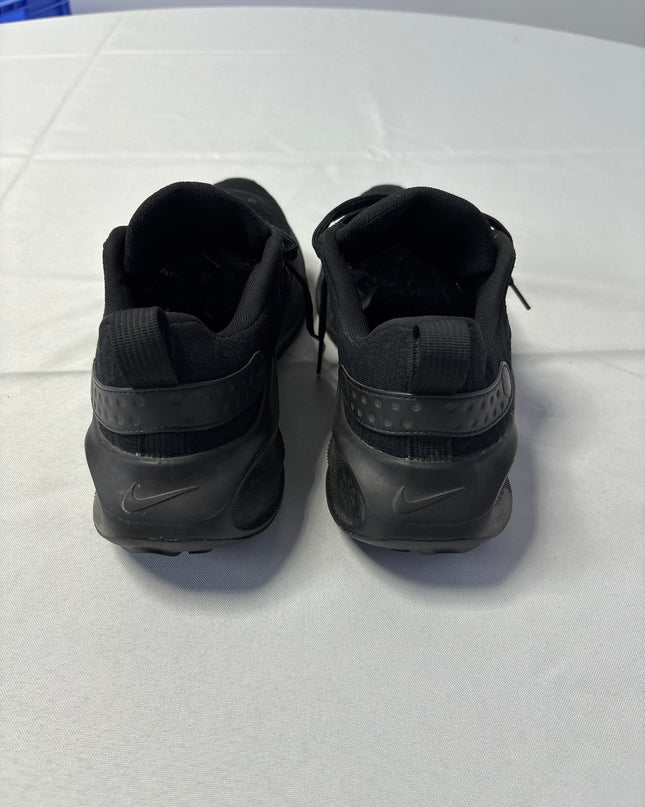 Nike Black Knit Upper Swoosh Running Sneakers