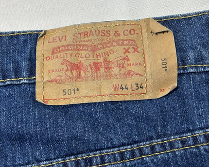 Levi's 501 Blue Straight Leg Jeans