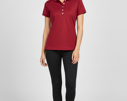 Nike Golf Red Women's Dri-FIT Performance Polo Shirt