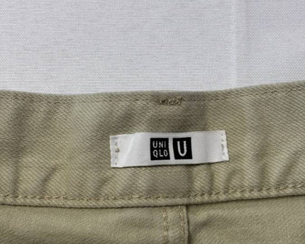 Uniqlo U High-Rise Denim in Olive Green Shorts
