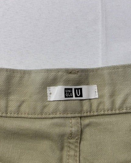 Uniqlo U High-Rise Denim in Olive Green Shorts