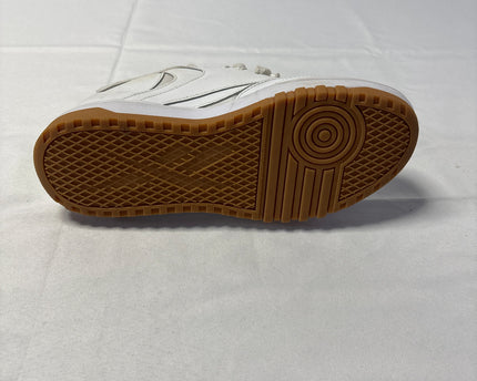 Reebok White Platform Gum Sole Sneakers