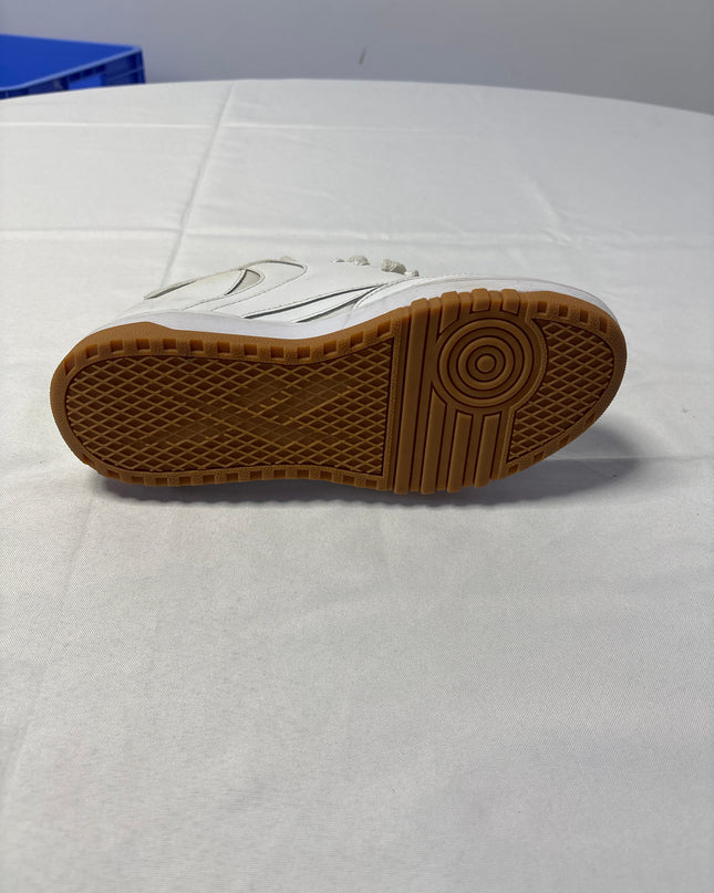 Reebok White Platform Gum Sole Sneakers