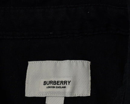 Burberry Black Long-Sleeve Button-Down Shirt