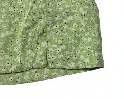 MNG Green Floral Mini Skirt