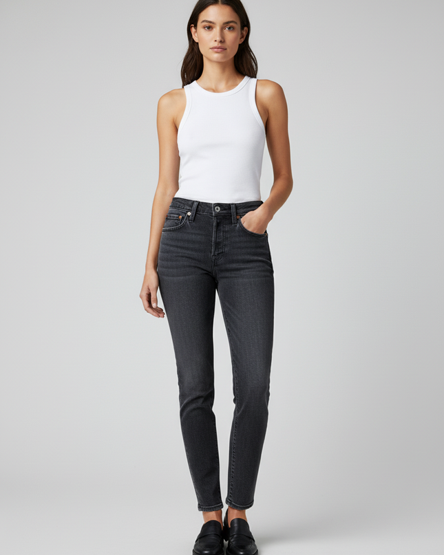 Levi's Premium Grey Slim Straight Jeans