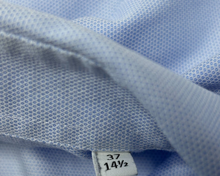 Calvin Klein Light Blue Fitted Cotton Dress Shirt