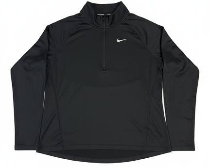 Nike Black Dri-FIT 1/2 Zip Running Pullover
