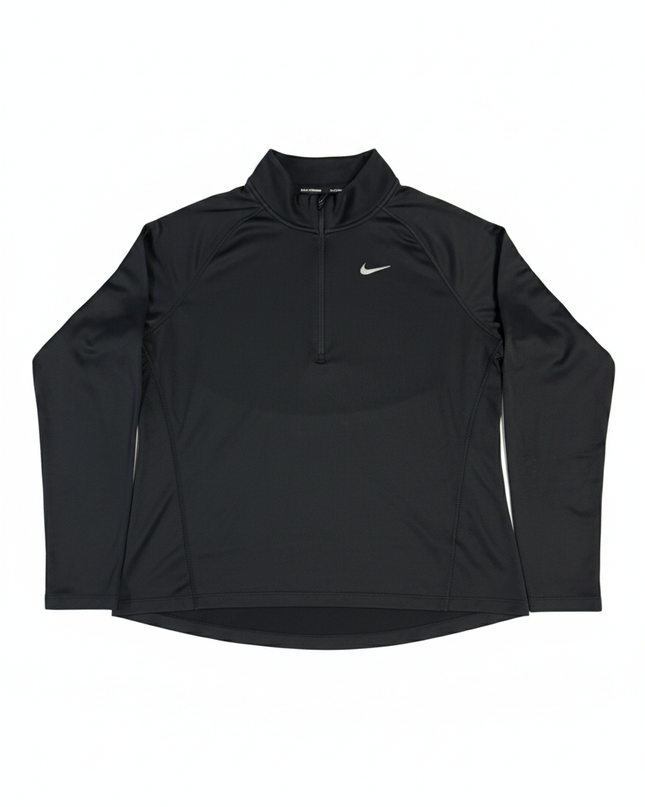 Nike Black Dri-FIT 1/2 Zip Running Pullover
