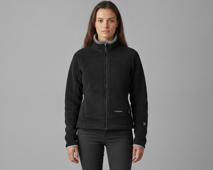 Patagonia Black Regulator R2 High-Loft Fleece Jacket