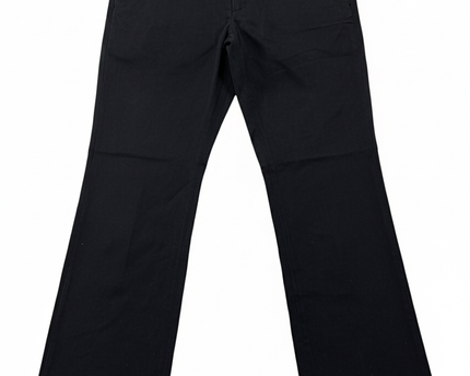 Calvin Klein Collection Men's Black Cotton Tailored Pants