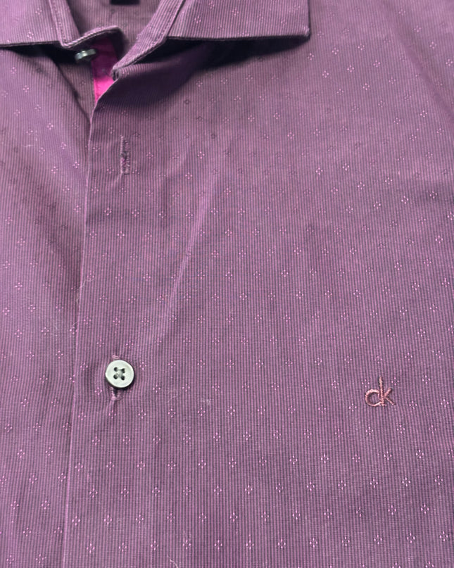 Calvin Klein Purple Slim Fit Shirt