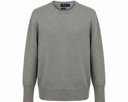Polo Ralph Lauren Gray Merino Wool Crewneck Sweater