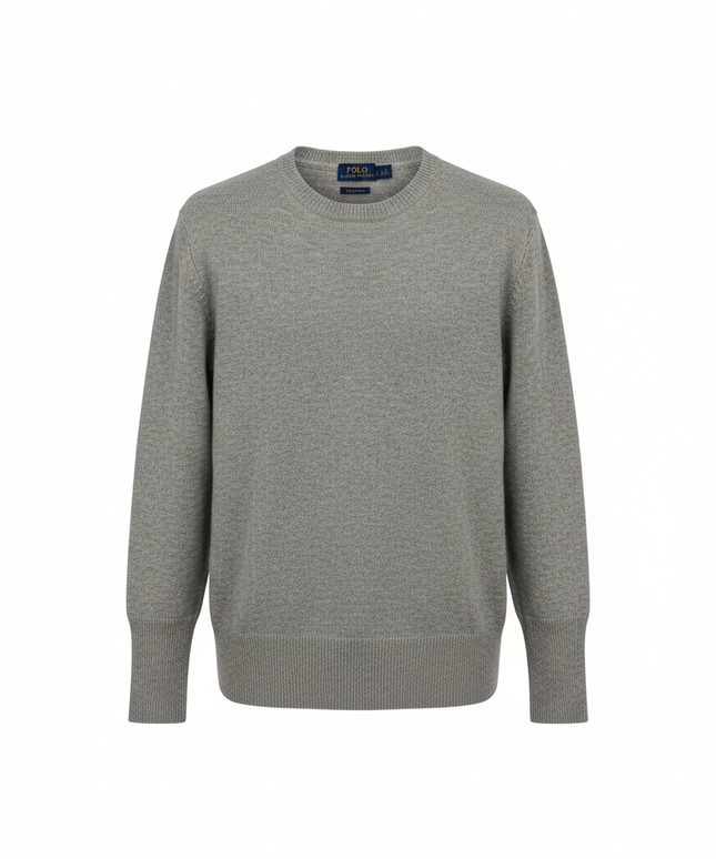 Polo Ralph Lauren Gray Merino Wool Crewneck Sweater