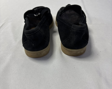 Loro Piana Black Summer Walk Charm Loafers