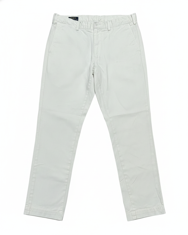 Polo Ralph Lauren White Slim Fit Cotton Chino Pants
