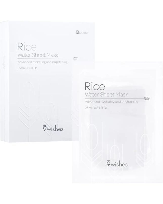 9Wishes Rice Water Sheet Mask
