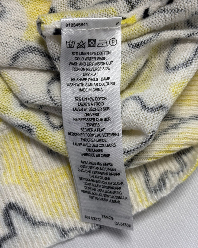 French Connection Yellow/Floral Cardigan