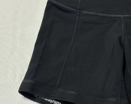 Lululemon Black High-Performance Tight Fit Athletic Shorts