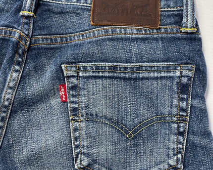 Levi's Blue Slim Fit Whiskered Denim Jeans