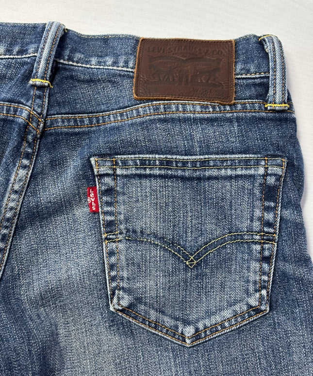 Levi's Blue Slim Fit Whiskered Denim Jeans