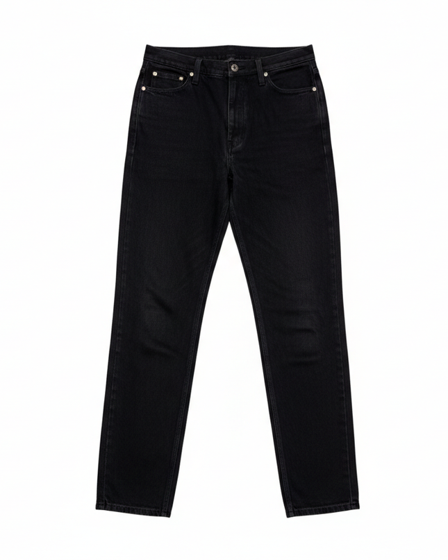 Women's Black Straight Leg Denim Jeans