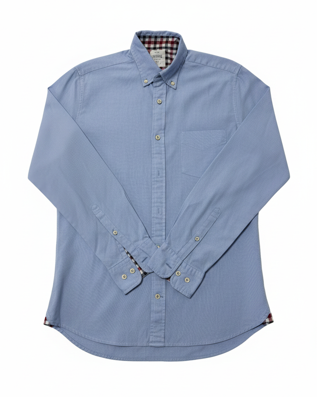 T.M. Lewin Blue Thomas Mayes Casual Button-Down Shirt
