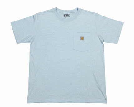 Carhartt Light Blue Heathered Pocket T-Shirt