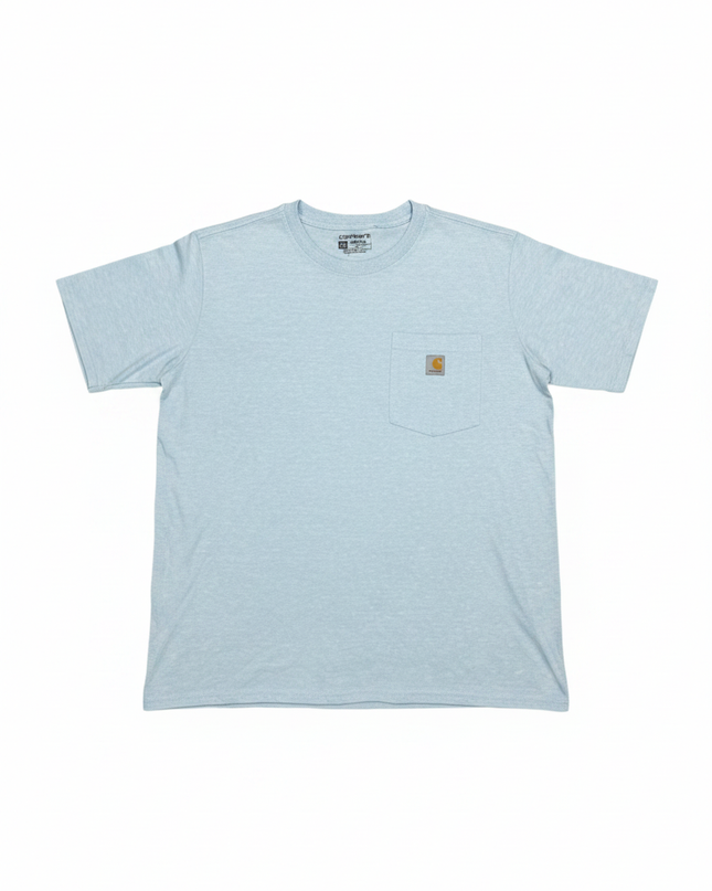 Carhartt Light Blue Heathered Pocket T-Shirt