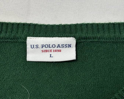 U.S. Polo Assn. Green Crewneck Knit Sweater