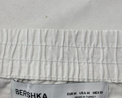 Bershka Black Cargo with Contrast Waistband Mini Skirt