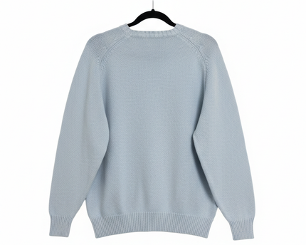 Burberry London Light Blue Crewneck Knit Sweater