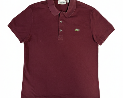 Lacoste Sport Burgundy Slim Fit Men's Polo Shirt