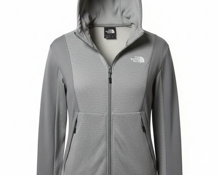 The North Face Grey Zip-Up Performance Hoodie